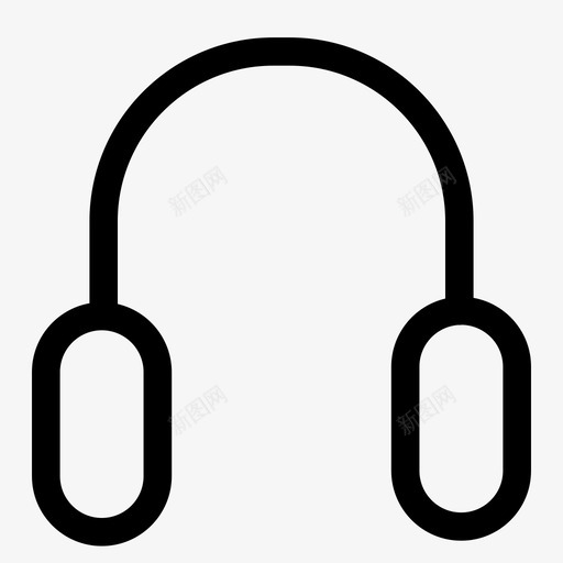 耳机图标svg_新图网 https://ixintu.com 耳机