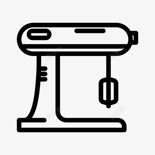 搅拌机烘焙烹饪图标svg_新图网 https://ixintu.com 厨房 搅拌机 烘焙 烹饪