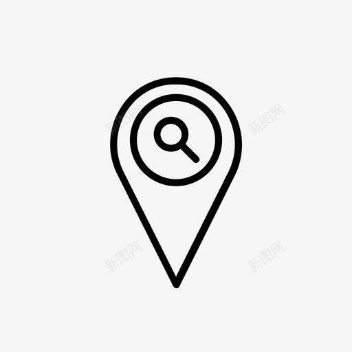 地图标识位置地图路线svg_新图网 https://ixintu.com 位置 地图标识 地图路线 导航 标记