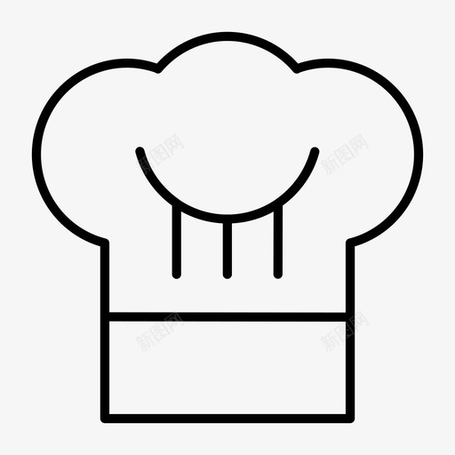 厨师帽烹饪玩具图标svg_新图网 https://ixintu.com 厨师帽 烹饪 玩具