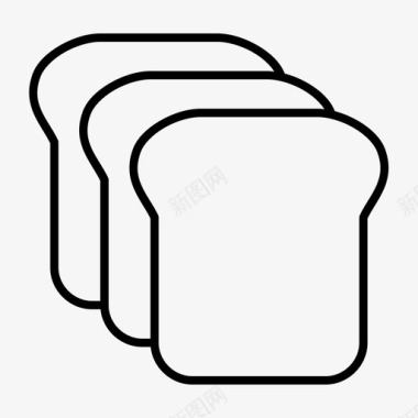 面包面包房食物图标图标