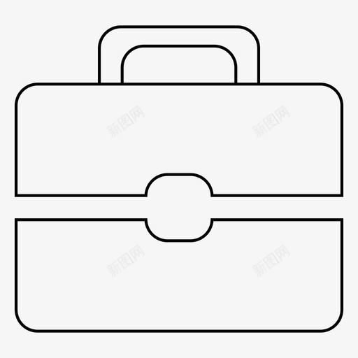 手提箱公文包手提包图标svg_新图网 https://ixintu.com 公文包 商务薄 手提包 手提箱 行李