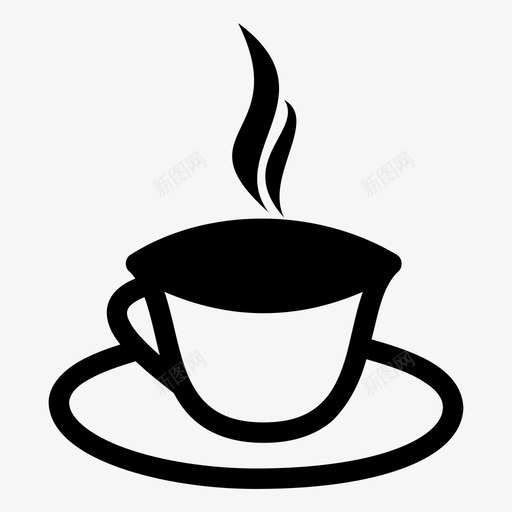 热巧克力咖啡热饮料图标svg_新图网 https://ixintu.com 咖啡 热巧克力 热饮料 牛奶 茶