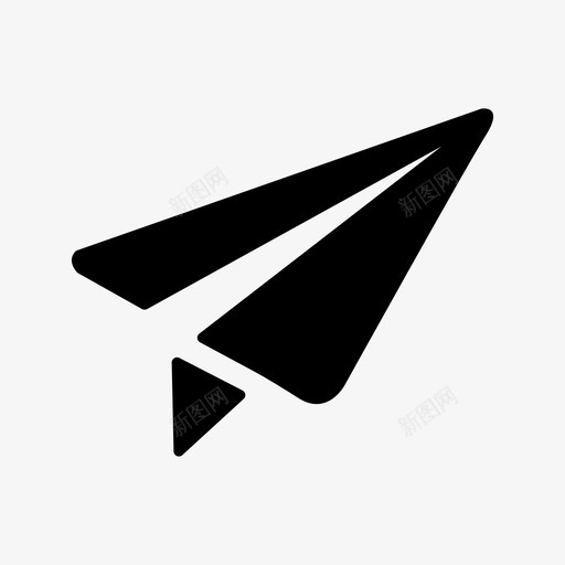纸飞机信息火箭图标svg_新图网 https://ixintu.com 信息 火箭 纸飞机
