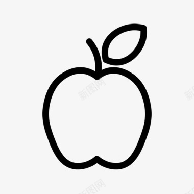 苹果饮食食品图标图标