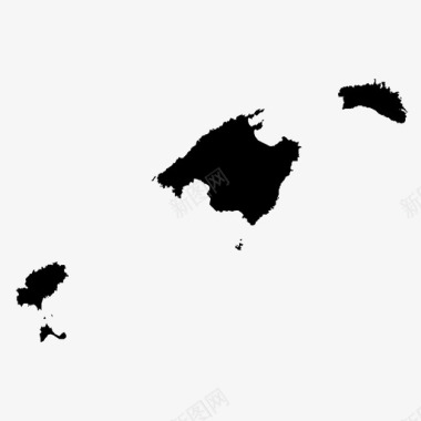 巴利阿里群岛伊比沙岛map图标图标