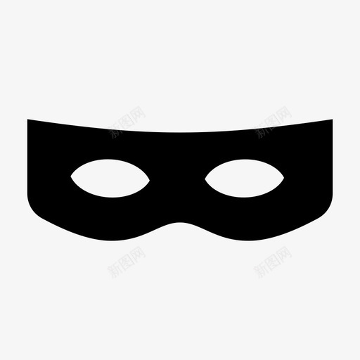 面具嘉年华面具眼罩图标svg_新图网 https://ixintu.com 化妆舞会 嘉年华面具 杂项 派对 眼罩 睡眠面具 面具