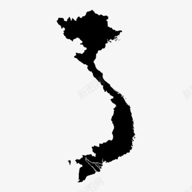 越南地图亚洲国家图标图标