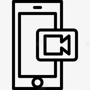 视频手机功能iphone图标图标
