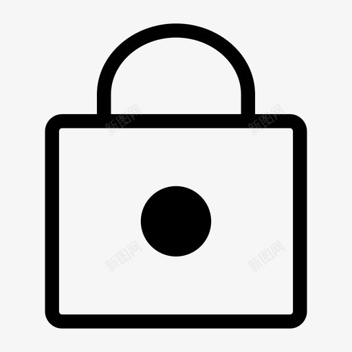 锁私人图标svg_新图网 https://ixintu.com 私人 锁
