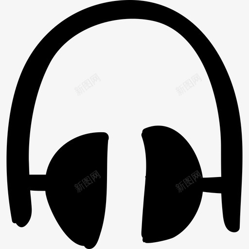 耳机音乐儿童界面图标svg_新图网 https://ixintu.com 儿童界面 耳机 音乐