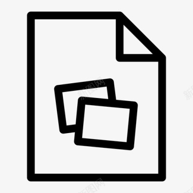 幻灯片文档类型文件格式图标图标