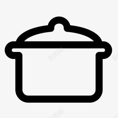 锅烹饪厨房用具图标图标