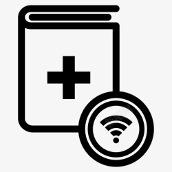 医院wifi医学图书无线共享药品医院图标高清图片