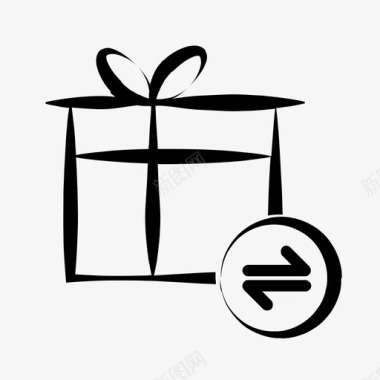 礼品替代品生日礼物礼品盒图标图标