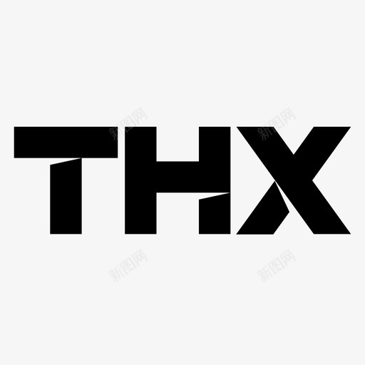 THXsvg_新图网 https://ixintu.com THX THX logo