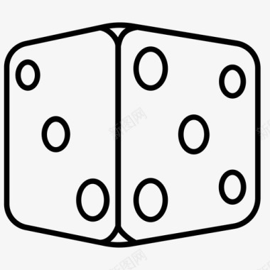 骰子赌博游戏图标图标