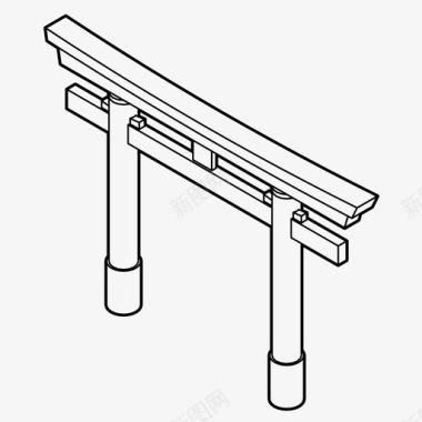 东丽入口大门图标图标