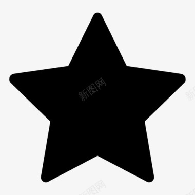 星星简单的图标图标