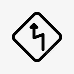 双网双信号右转双弯双弯信号图标高清图片