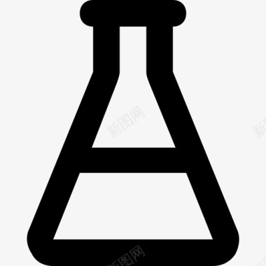 erlenmeyer烧瓶化学锥形烧瓶图标图标