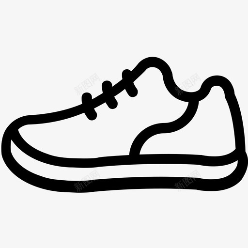运动鞋鞋类慢跑鞋图标svg_新图网 https://ixintu.com 医疗线图标 慢跑鞋 运动服 运动鞋 鞋类