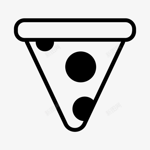 披萨片奶酪食品图标svg_新图网 https://ixintu.com 垃圾食品 奶酪 意大利 意大利香肠 披萨片 食品