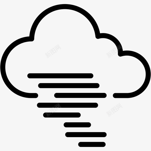 云飓风风暴图标svg_新图网 https://ixintu.com 云 天气 智能天气 风暴 飓风 龙卷风