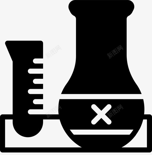 试管实验室研究图标svg_新图网 https://ixintu.com 实验室 研究 科学 粉碎图标科学2固体 试管