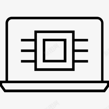 微媒体计算笔记本电脑图标图标