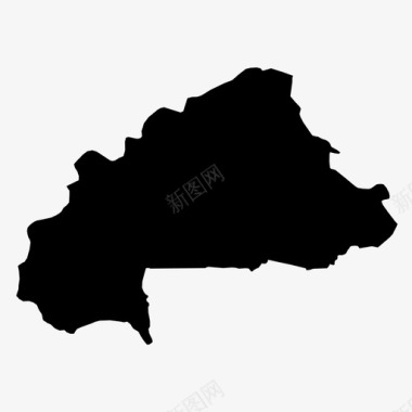布基纳法索非洲国家图标图标