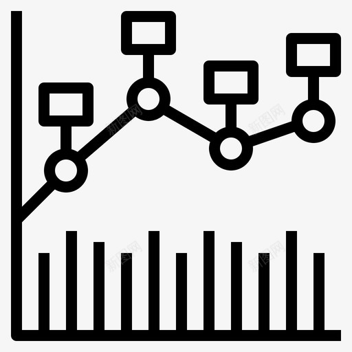 年度图表分析业务图标svg_新图网 https://ixintu.com 业务 业务基础1 分析 增长 年度图表