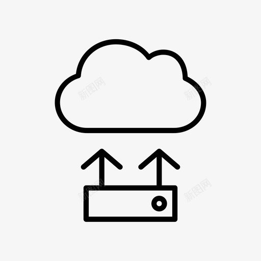 云备份海量云备份提交图标svg_新图网 https://ixintu.com 上传 云备份 提交 海量云备份