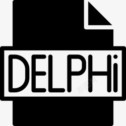 Delphidelphi文件编码开发图标高清图片