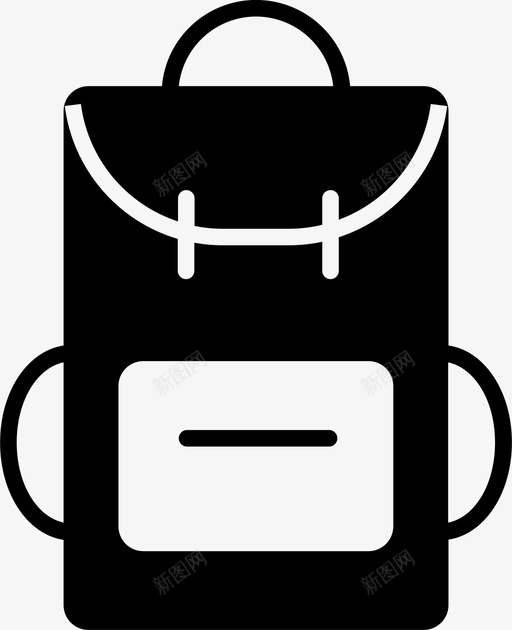 背包行李旅行图标svg_新图网 https://ixintu.com 旅行 背包 行李