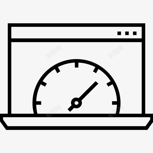 网站优化速度测试网页分析仪图标svg_新图网 https://ixintu.com 1400网页和搜索引擎优化平面线图标 网站优化 网站速度 网页分析仪 网页速度 速度测试