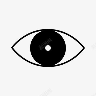 眼睛发现人眼图标图标