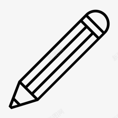 铅笔艺术家职业图标图标