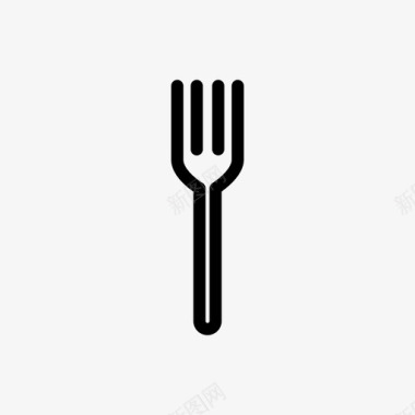叉子餐具食品图标图标