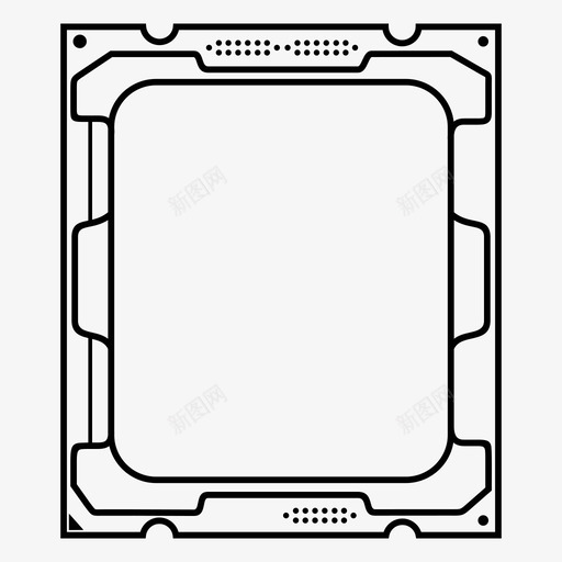 计算机处理器cpuintelpc图标svg_新图网 https://ixintu.com intel pc 计算机处理器cpu