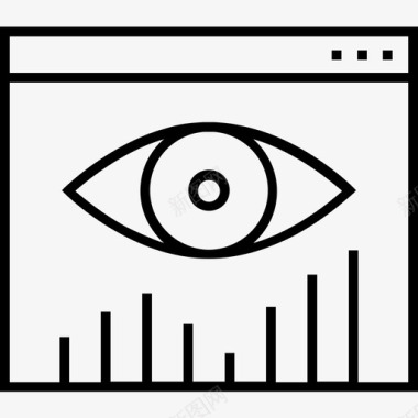 监控眼睛搜索引擎优化图标图标