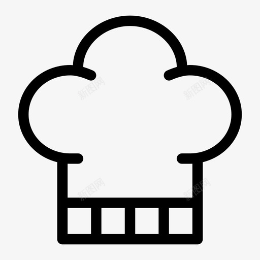厨师帽烹饪厨房图标svg_新图网 https://ixintu.com 厨师帽 厨房 烹饪 餐厅