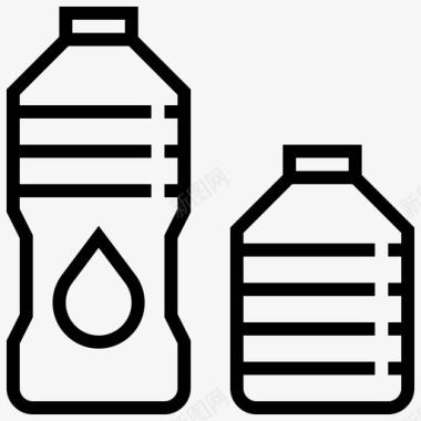 水瓶燃料石油图标图标