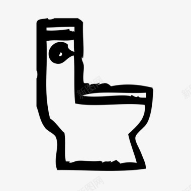 厕所中介经纪人图标图标