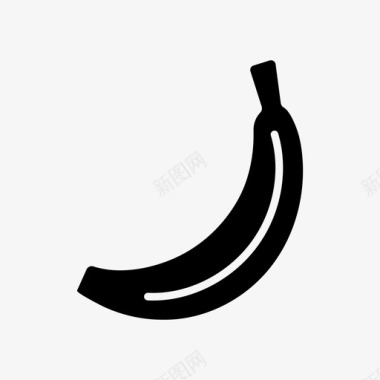 香蕉香蕉皮食品图标图标