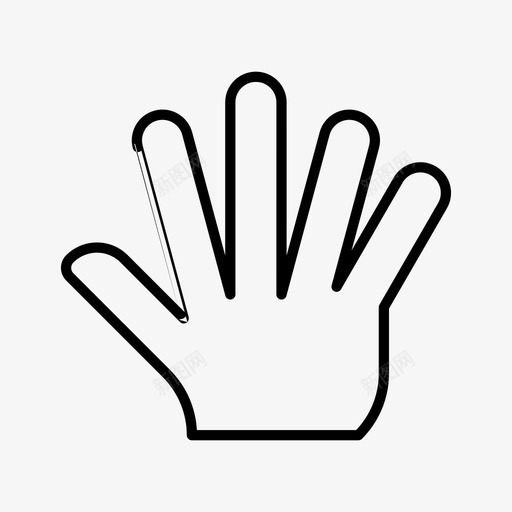 触摸手势手指手图标svg_新图网 https://ixintu.com 屏幕 手 手指 简单 触摸手势
