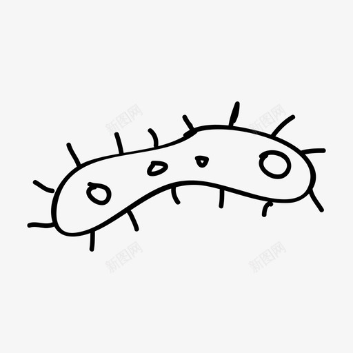 细菌生物化学病毒图标svg_新图网 https://ixintu.com 生物化学 病毒 细菌