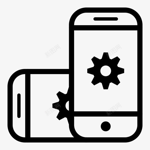 智能手机设置模型智能手机模型1图标svg_新图网 https://ixintu.com 智能手机模型1 智能手机设置 模型
