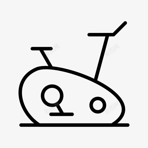 健身车自行车测力计健身图标svg_新图网 https://ixintu.com 健身 健身车 固定自行车 自行车测力计 运动和游戏