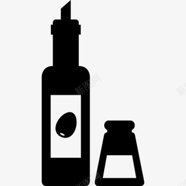 采购产品橄榄油和盐橄榄油和盐瓶子图标图标